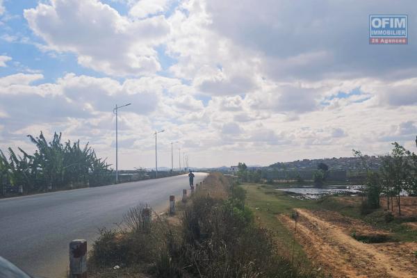 En location par OFIM immobilier, un terrain de 616m2 sur route de la Francophonie Ankazomanga